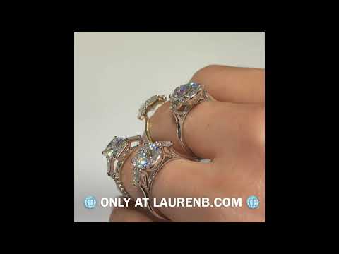 Moissanite Three-Stone Ring Designs