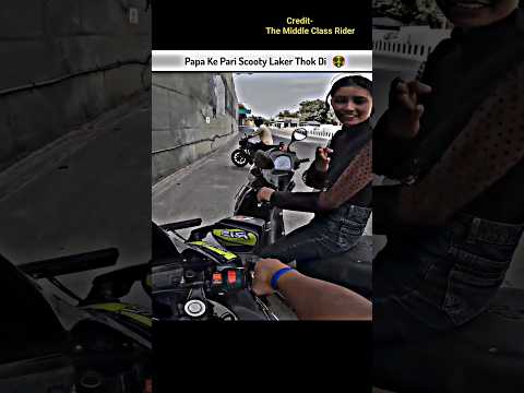 Papa Ke Pari Scooty Laker Thok Di 🤑 #bikeride #bike #motovlog #shorts #ytshorts