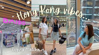 Tying *MATCHA* in Hong Kong for the 1st time!! Going to DAISO