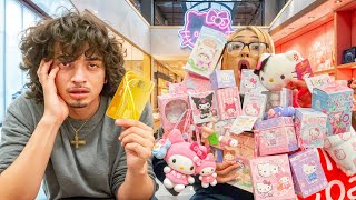 MAKING MY BOYFRIEND TAKE ME SANRIO HUNTING