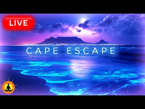 🔴 Escape to The Cape: Peaceful & Relaxing Sleep Music, Ocean Meditation | Table Mountain HD Footage