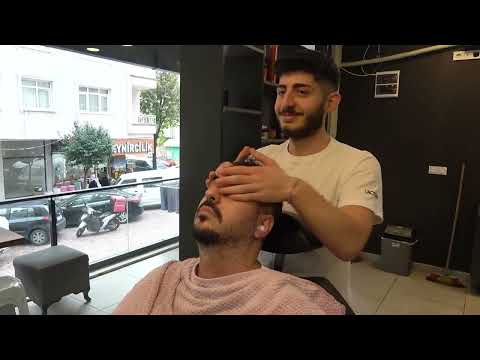 ASMR Young Turkish Barber Face, Head and Body Massage