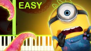 The Beginnings of the Mooovies | MINIONS & MONSTERS - EASY Piano Tutorial