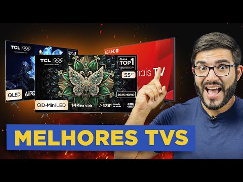 SEM MEDO! 5 Melhores Smart TVs para comprar na Black friday de 2025 (Qualidade e confiança)