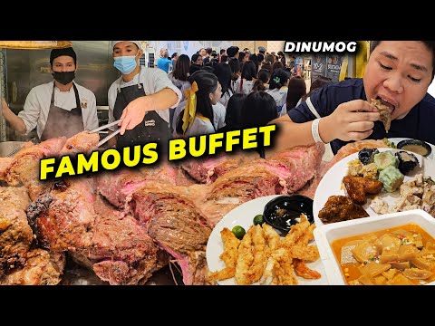 Eating at the Famous Buffet in Cebu - Eat all you can + Unli Drinks