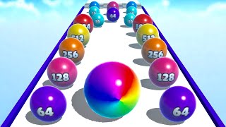 Ball Merge 2048 👩‍❤️‍💋‍👩🎱🐣 MAX LEVELS!! All Levels Gameplay Android, iOS NEW UPDATE