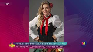 Catarinense representa o Brasil e fica em 2º lugar no Miss Glam World