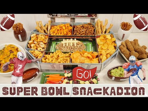 🏈SUPER BOWL SNACKS : Zaubere ein Snackadion für den perfekten Game Day! 🏈 Snackstadion