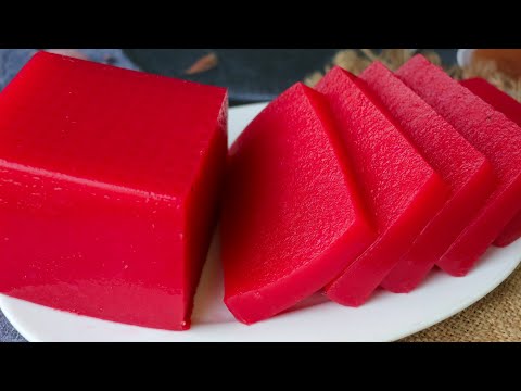 ডিম,আগার আগার ছাড়া কলিজা ঠান্ডা করা তরমুজের পুডিং।।পুডিং রেসিপি।।Watermelon Pudding।।Pudding Recipe
