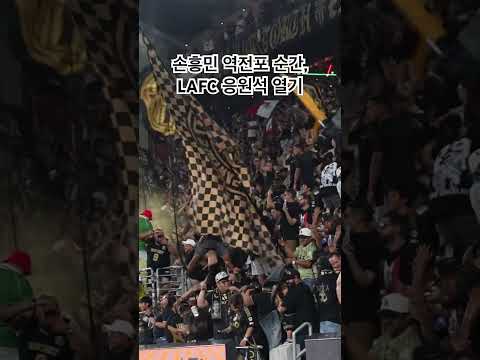 손흥민 역전포 순간, 직캠으로 본 LAFC 응원석 열기