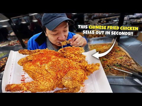 This FRIED CHICKEN Sells Out in SECONDS! 24 Hours Eating at The GREATEST Chinese Grocery Store Ever!