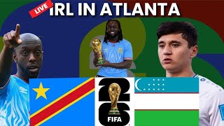 IRL* DR CONGO v UZBEKISTAN LIVE WORLD CUP 2026 CB1MILLI WATCHALONG