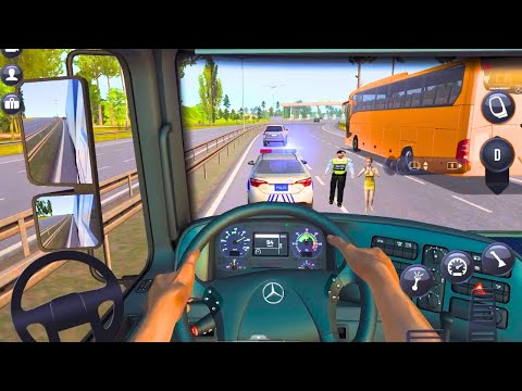 Police Check Crazy Truck Driving 🚛🔥🚍 | Truck Simulator🚍: Ultimate iOS&Android (3D)