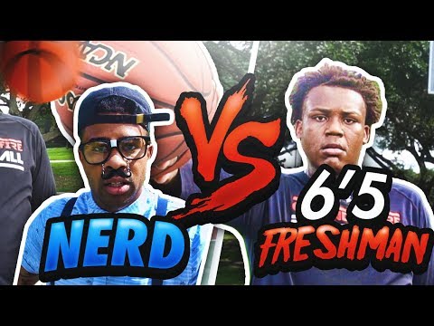 NERD vs 6'5 HIGHSCHOOL FRESHMAN!!!! 😳😨 LOSER GETS PAINFUL PUNISHMENT!!! (GONE WRONG)