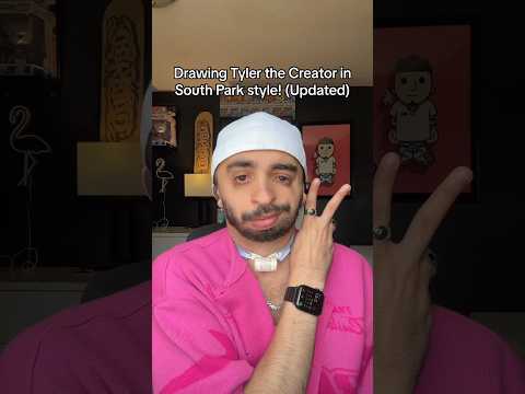 Drawing TYLER THE CREATOR in SOUTH PARK style!