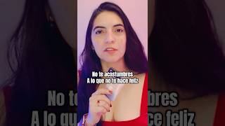 No te acostumbres a la infelicidad 🫶