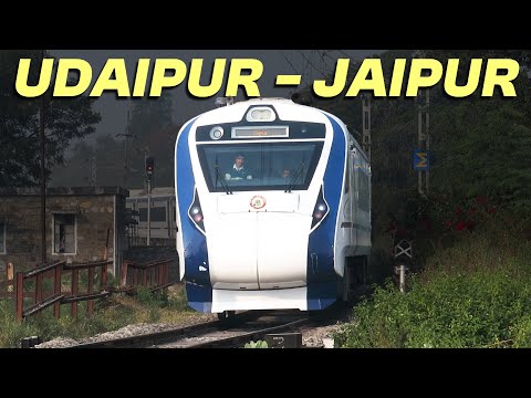 Train Spotting near Udaipur | Mewar Express & Vande Bharat Express