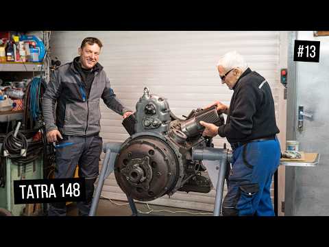 TATRA 148 - RENOVACE | ODBORNÍK SKLÁDÁ SPALOVACÍ PROSTOR MOTORU | 13.DÍL