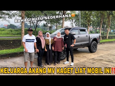 AJAK KELUARGA NAIK FORD RANGER‼️BAPAK KAGET LIAT MOBIL SEBESAR INI😮