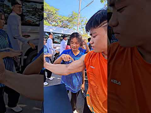 Is it real? #armfightthailand #armwrestling #งัดข้อ #joshnicholas #จอชนิโคลัส