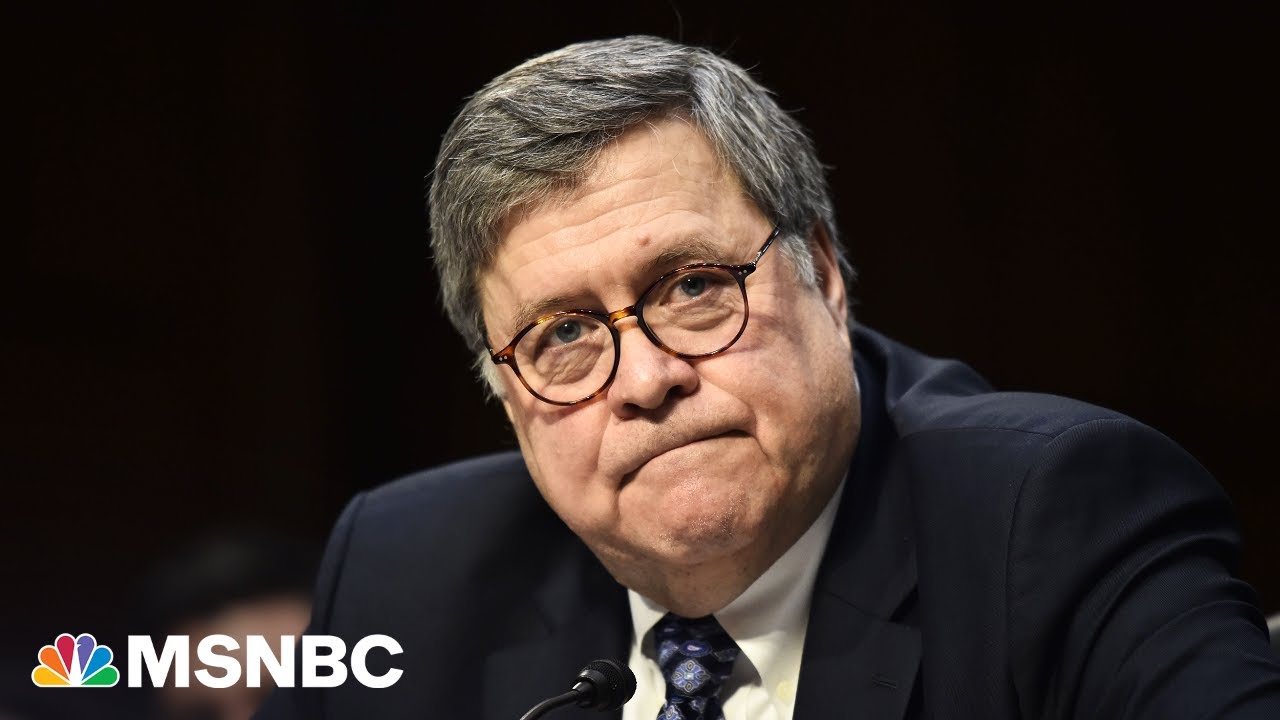 Bill Barr defends DOJ’s election case against Trump