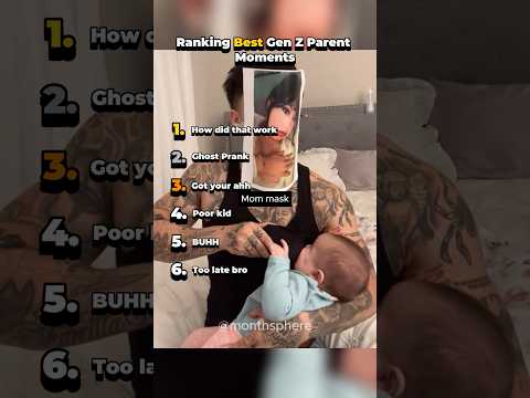 Ranking Best Gen Z Parent Moments #shorts