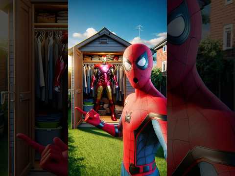 صدمة 😱 سبايدرمان صار آيرون مان 2.0 🕷️🤖🔥 #شورت ”