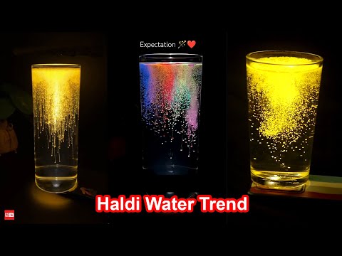 Haldi Water Trend - Water Glass Reels Trend