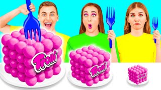 Desafío Placa Grande, Mediana y Pequeña | Simples Trucos Y Herramientas De Cocina Secretas Fun