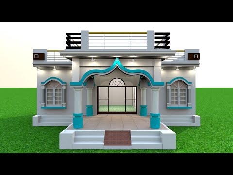 3 Bedroom House Design with Porch