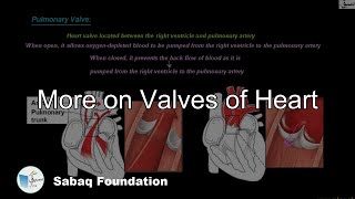 More on Valves of Heart