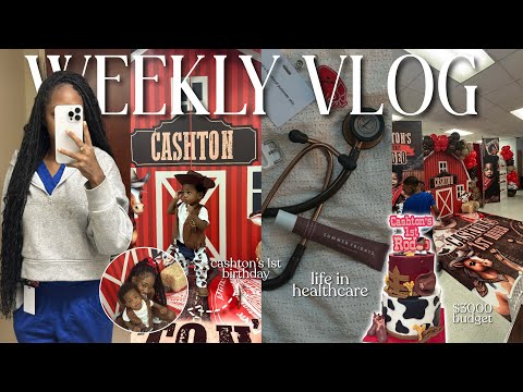 WEEKLY VLOG | MY FIRST 9-5 EVER + SPENDING $3000 ON CASH’S BDAY PARTY + NEVER GET A BD & MORE!