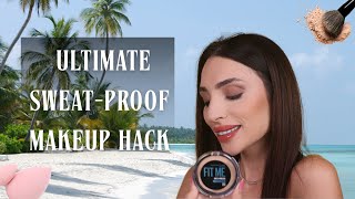 Ultimate Sweat-Proof Makeup Hack With Carine | أفضل حيلة لمكياج مقاوم للتعرق مع كارين