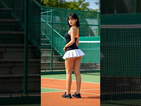 테니스 여제의 댄스 실력에 모두가 깜짝!🎾 #테니스 #테니스스커트 #aigirl  #aiart