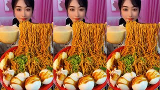[ASMR ] Mukbang : Fast eat Delicious noodles ASMR 빨리 건강하게 먹어요먹방 | Paig ASMR
