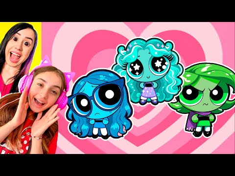 AS EMOÇÕES VIRARAM MENINAS SUPERPODEROSAS! DIVERTIDA MENTE 2 no POWERPUFF YOURSELF