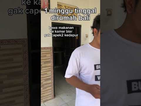 1 hari tinggal di rumah bali #youtubeshorts