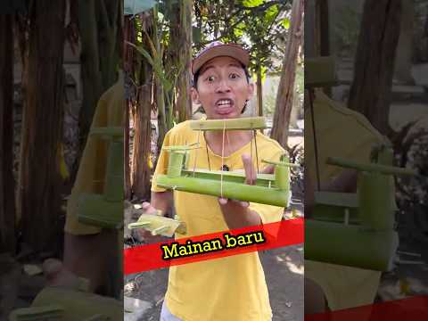Dede terbang naik drone!