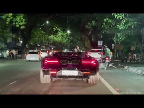 India's FIRST Lamborghini Revuelto in Chennai | Hybrid V12 Revs & more..