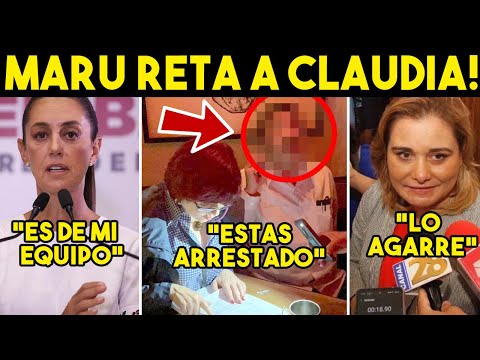 INSOLITO! MARU DETIENE A ASESOR DE CLAUDIA SHEINBAUM. FISCALIA CDMX LO RESCATA, TODO SE COMPLICA