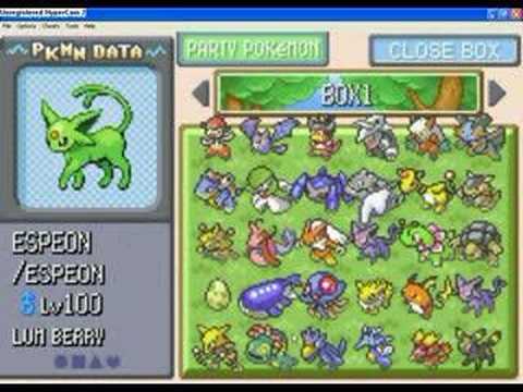 pokemon emerald emulator gameshark codes