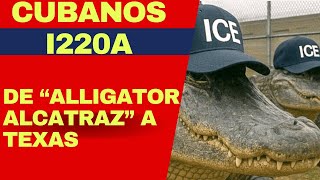 Cubanos I220A detenidos en "Alligator Alcatraz" fueron transferidos a centro de detención en Texas