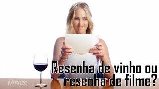 Jennifer Lawrence joga "Resenha de Filme x Resenha de Vinho" (legendado)