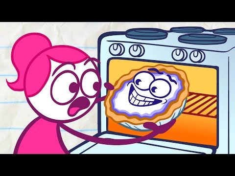 Pick Up The Pastry | Pencilmation Cartoons!