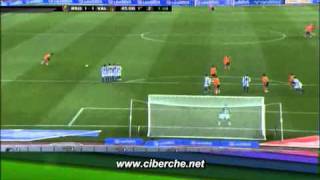 Gol Tino Costa - Real Sociedad 1 - 2 Valencia