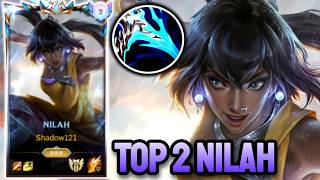 WILD RIFT NILAH QUADRAKILL - TOP 2 NILAH GAMEPLAY - CHALLENGER RANKED