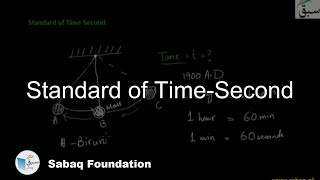 Standard of Time-Second