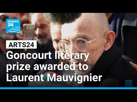 YouTube video thumbnail: France's Goncourt Literary Prize Awarded to Laurent Mauvignier for Family Saga