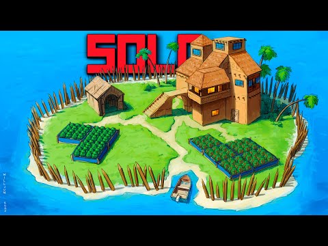 Official Rust, but i built a Solo's paradise in a brutal wasteland...