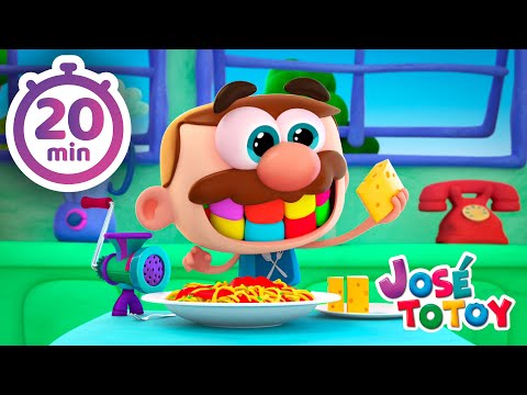 Stories for kids | 20 Minutes José Totoy | Spaghetti Every Day | Learning soft skills